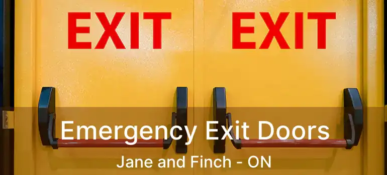  Emergency Exit Doors Jane and Finch - ON