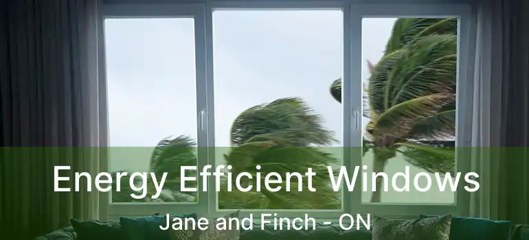  Energy Efficient Windows Jane and Finch - ON