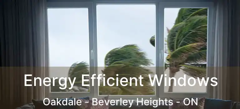 Energy Efficient Windows Oakdale - Beverley Heights - ON