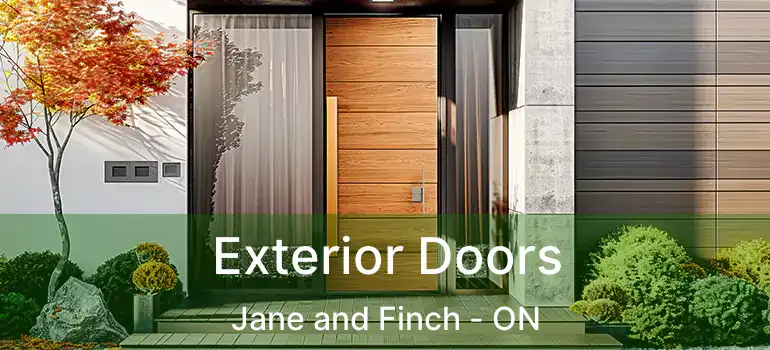  Exterior Doors Jane and Finch - ON