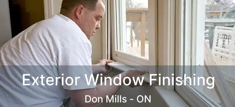  Exterior Window Finishing Don Mills - ON