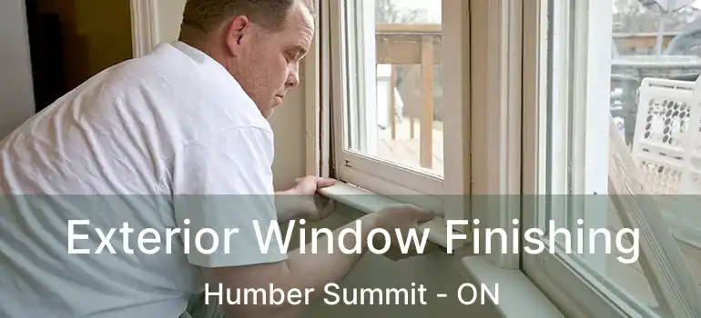  Exterior Window Finishing Humber Summit - ON