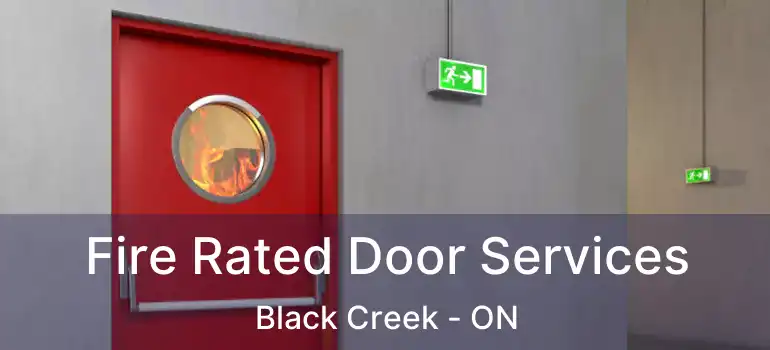  Fire Rated Door Services Black Creek - ON