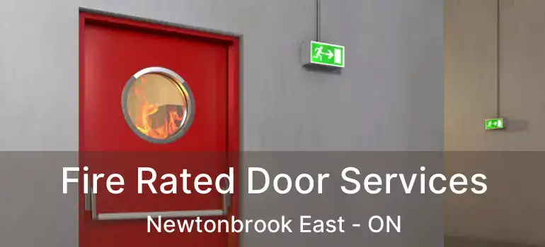  Fire Rated Door Services Newtonbrook East - ON