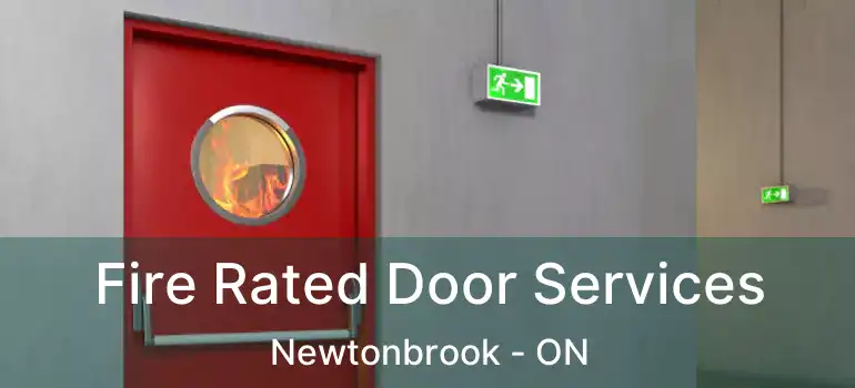  Fire Rated Door Services Newtonbrook - ON