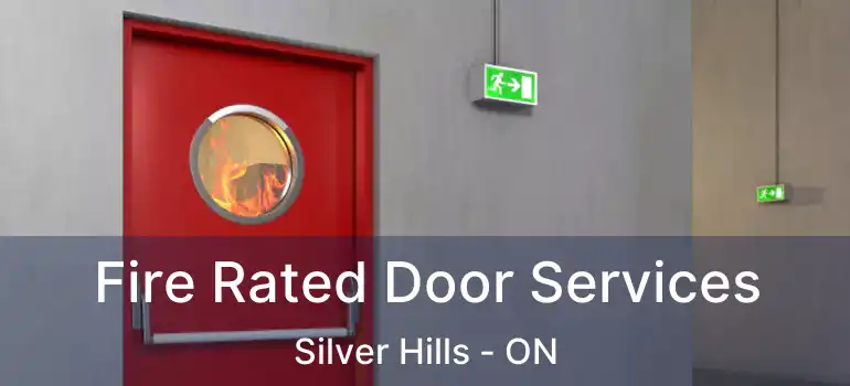  Fire Rated Door Services Silver Hills - ON