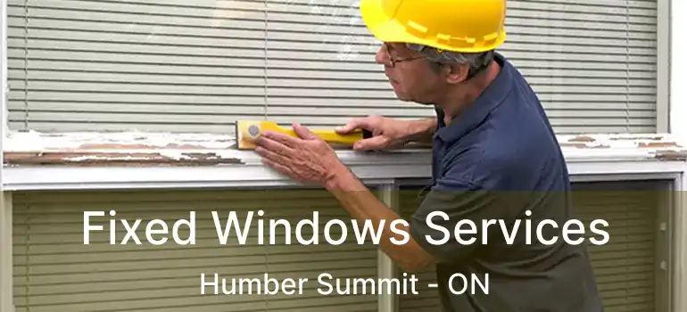  Fixed Windows Services Humber Summit - ON