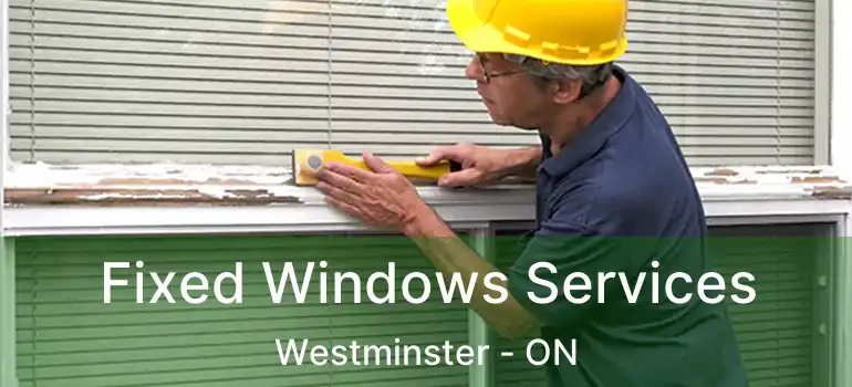  Fixed Windows Services Westminster - ON