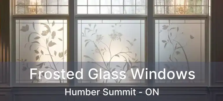  Frosted Glass Windows Humber Summit - ON