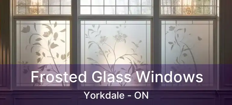  Frosted Glass Windows Yorkdale - ON