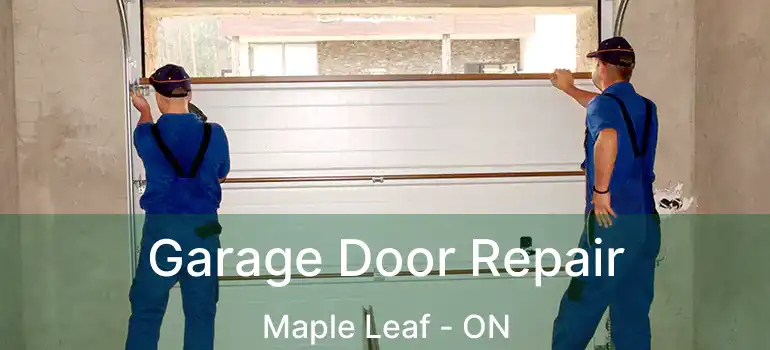  Garage Door Repair Maple Leaf - ON