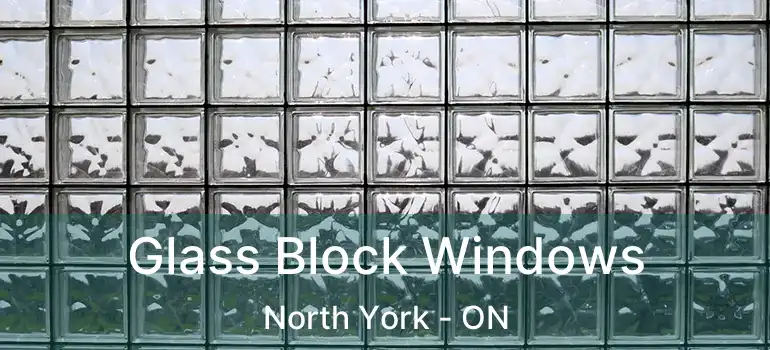  Glass Block Windows North York - ON