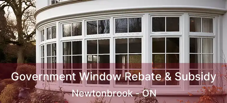  Government Window Rebate & Subsidy Newtonbrook - ON