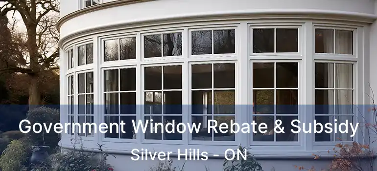  Government Window Rebate & Subsidy Silver Hills - ON
