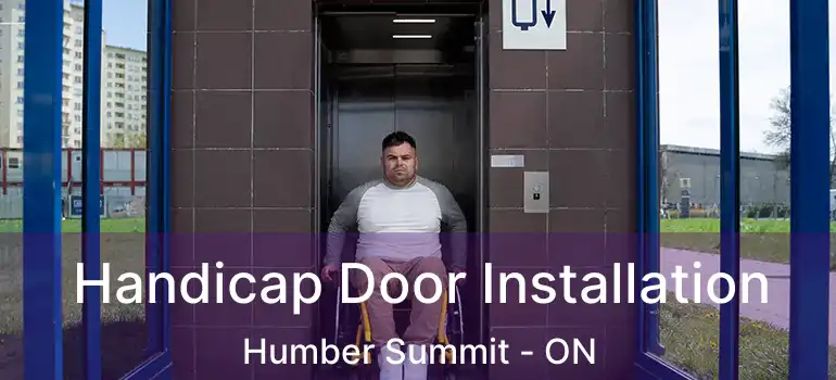  Handicap Door Installation Humber Summit - ON