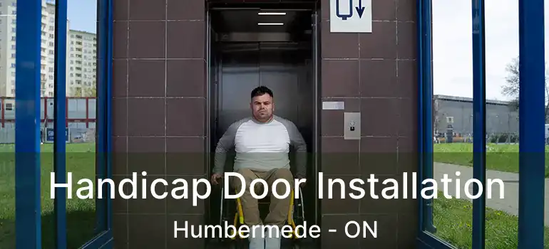  Handicap Door Installation Humbermede - ON