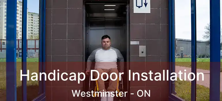  Handicap Door Installation Westminster - ON