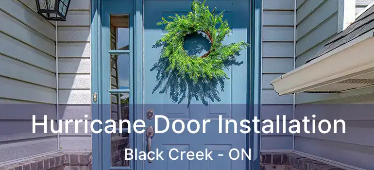  Hurricane Door Installation Black Creek - ON