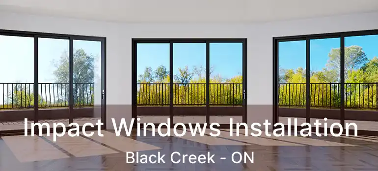  Impact Windows Installation Black Creek - ON