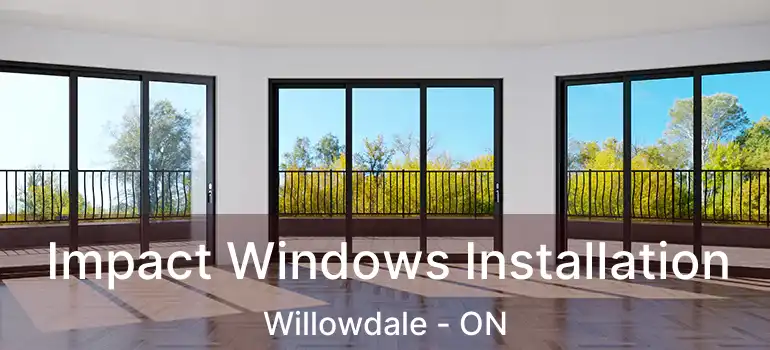  Impact Windows Installation Willowdale - ON