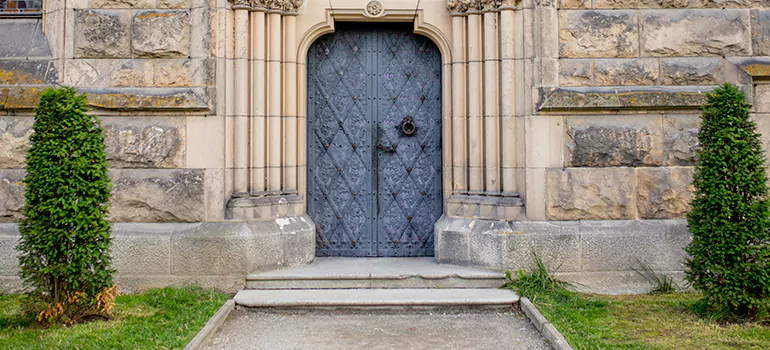 Traditional Double Front Doors in Willowdale, Ontario