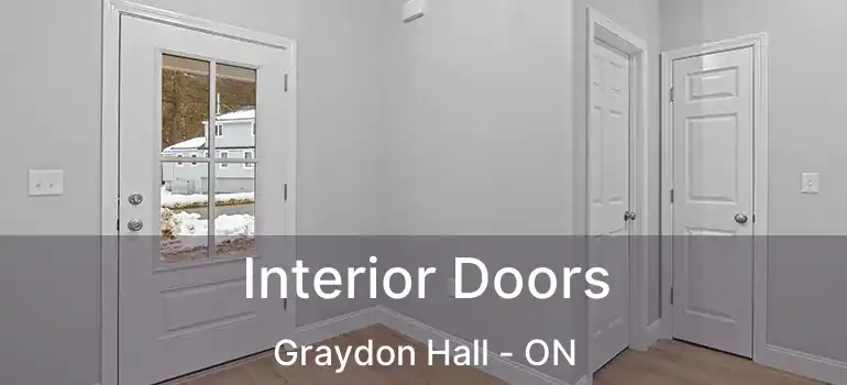  Interior Doors Graydon Hall - ON
