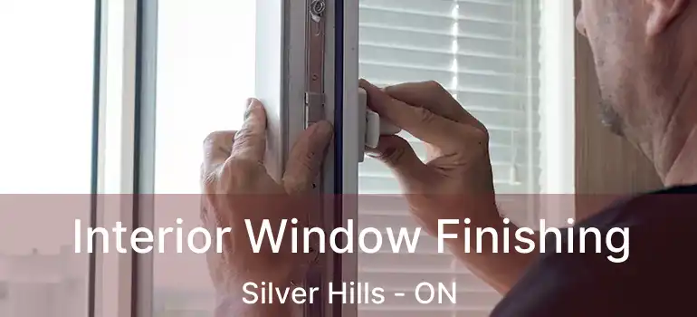 Interior Window Finishing Silver Hills - ON