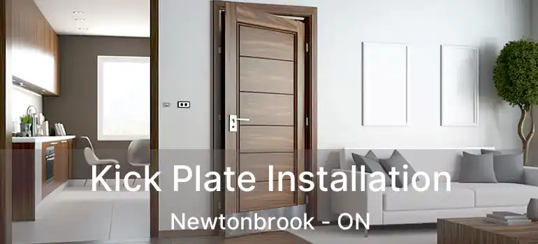  Kick Plate Installation Newtonbrook - ON