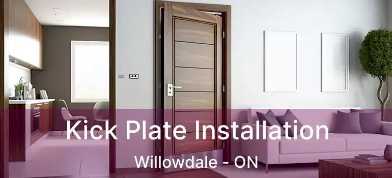  Kick Plate Installation Willowdale - ON