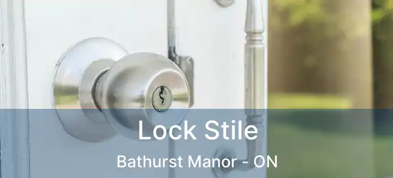  Lock Stile Bathurst Manor - ON