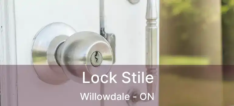  Lock Stile Willowdale - ON