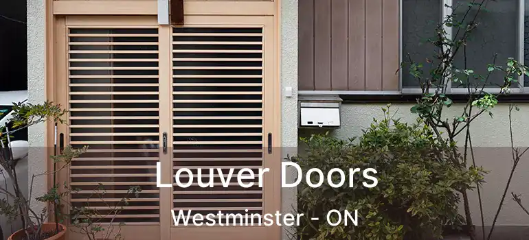  Louver Doors Westminster - ON