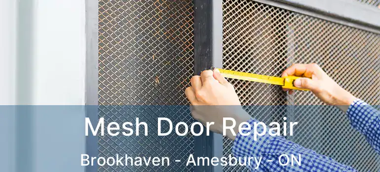  Mesh Door Repair Brookhaven - Amesbury - ON