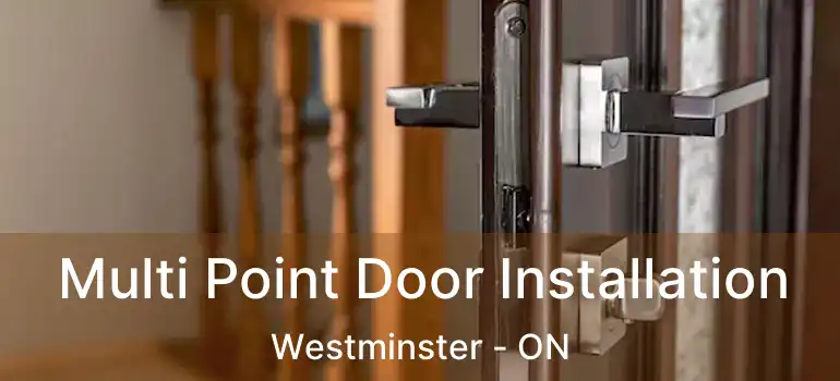  Multi Point Door Installation Westminster - ON
