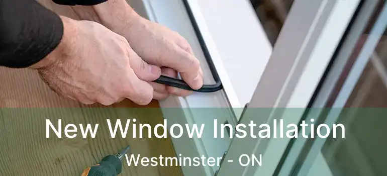  New Window Installation Westminster - ON