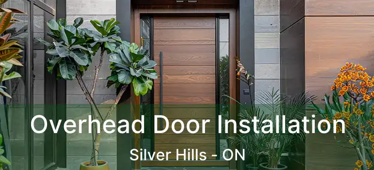  Overhead Door Installation Silver Hills - ON