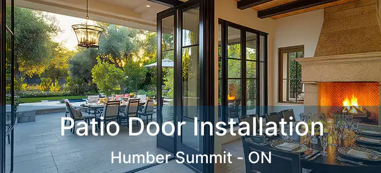  Patio Door Installation Humber Summit - ON