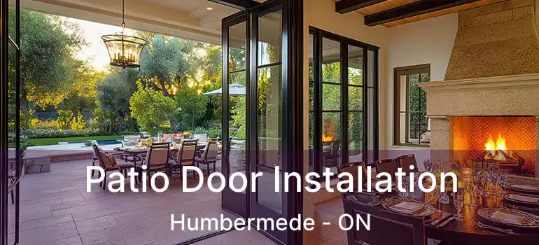  Patio Door Installation Humbermede - ON