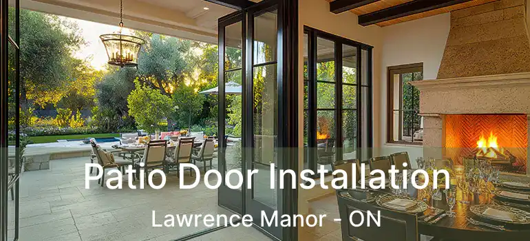  Patio Door Installation Lawrence Manor - ON