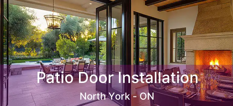  Patio Door Installation North York - ON