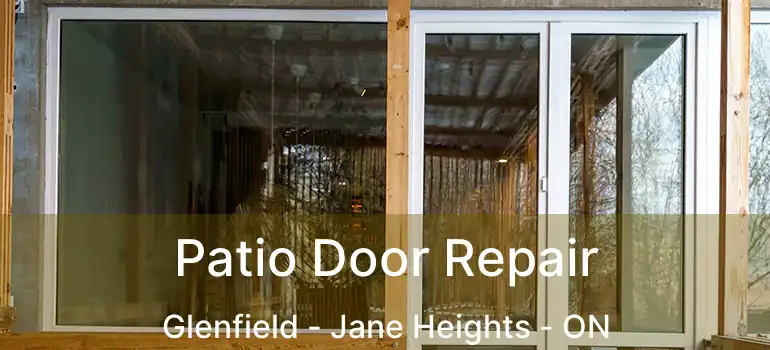  Patio Door Repair Glenfield - Jane Heights - ON