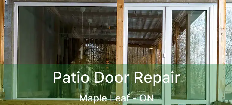  Patio Door Repair Maple Leaf - ON