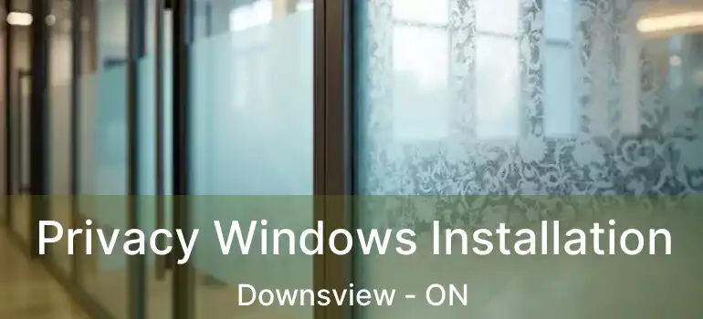  Privacy Windows Installation Downsview - ON