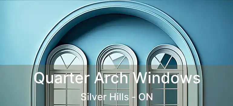  Quarter Arch Windows Silver Hills - ON