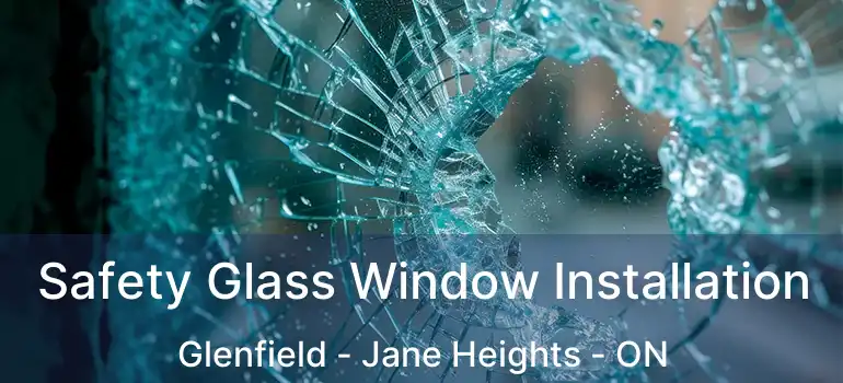  Safety Glass Window Installation Glenfield - Jane Heights - ON