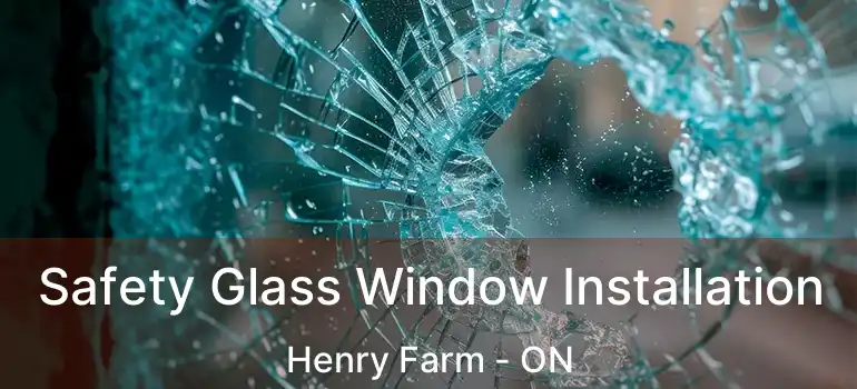  Safety Glass Window Installation Henry Farm - ON
