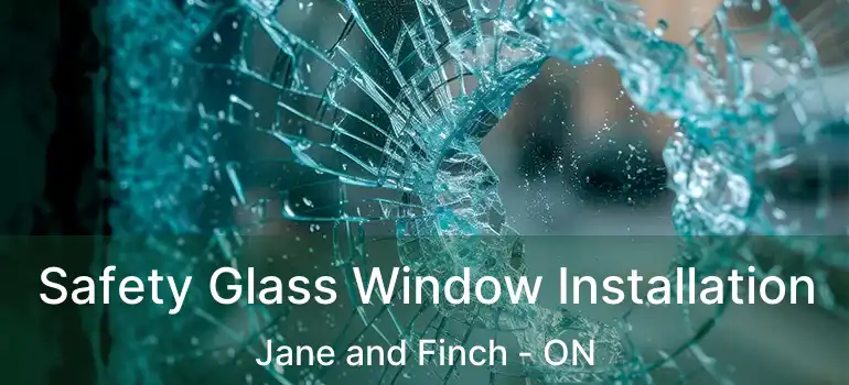  Safety Glass Window Installation Jane and Finch - ON
