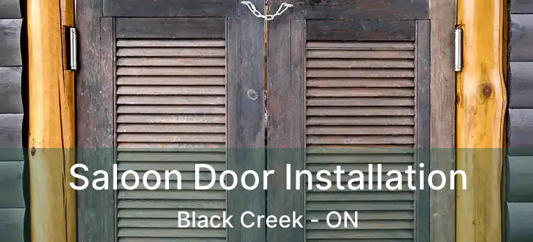  Saloon Door Installation Black Creek - ON