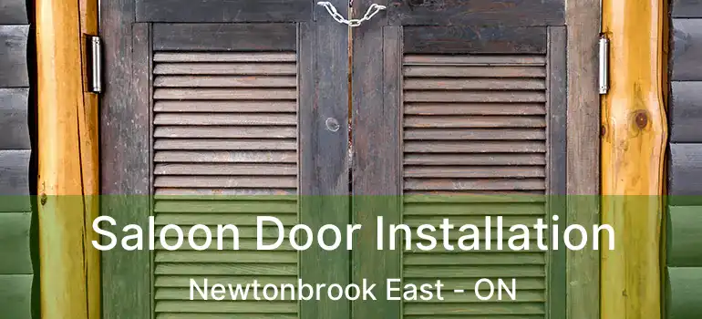  Saloon Door Installation Newtonbrook East - ON