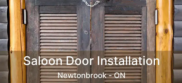  Saloon Door Installation Newtonbrook - ON